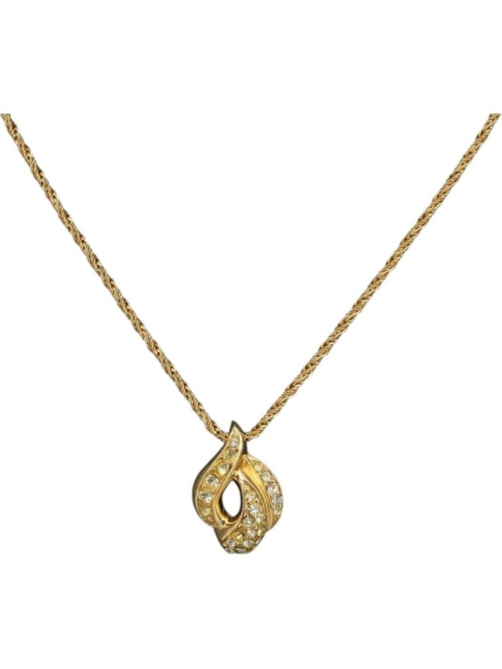 Christian Dior Necklace metal Gold Tone